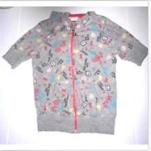 HARAJUKO LOVERS Juniors Sweater with Hoodie SZ M
